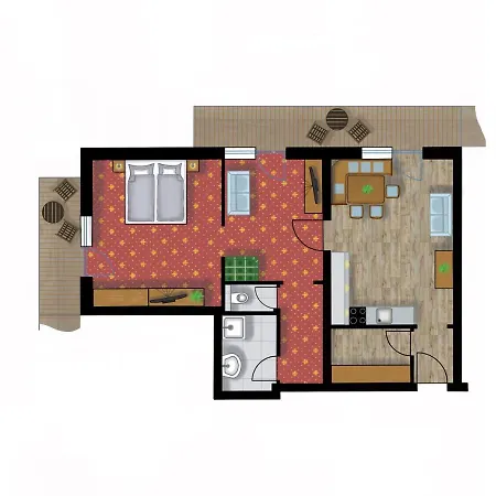 Appartementhaus Zum Holzknecht Am شقة فندقية 4*